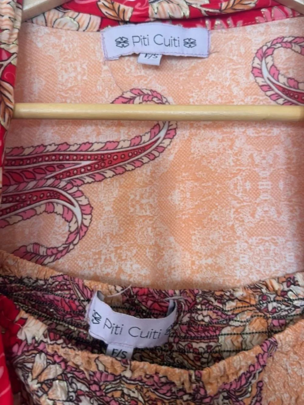 Red boho printed set - Picture 6 of 9